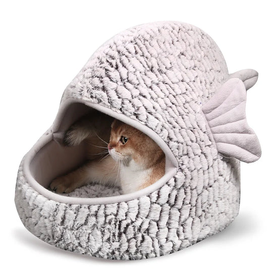 Funny Fish Cat Bed