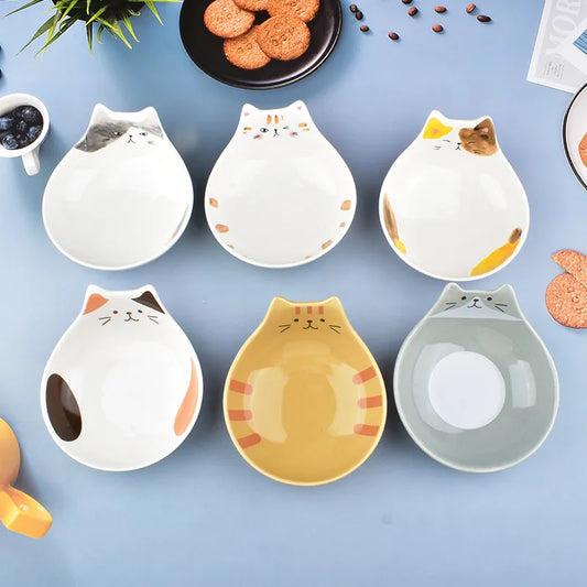 Ceramic Cat Shape Bowl