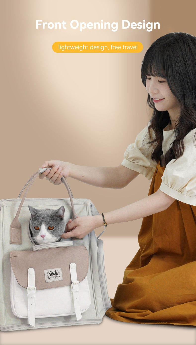 Large Breathable Cat Backpack